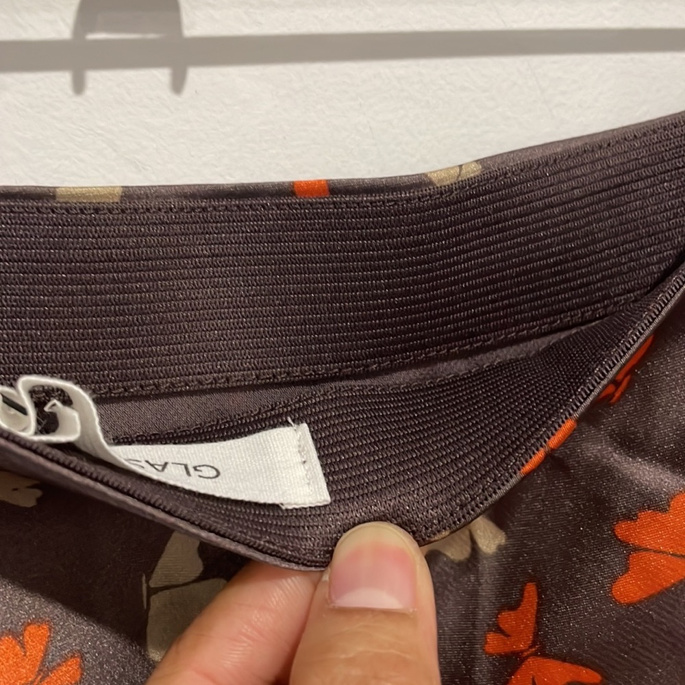 Glassons Butterfly Print Satin Maxi Skirt - Picture 6 of 7